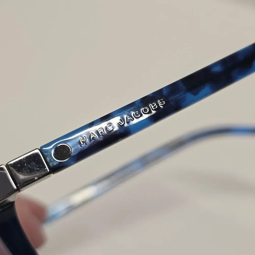 Marc Jacobs Blue Eyeglasses Frames Only MARC 72 U5H 52-15-140